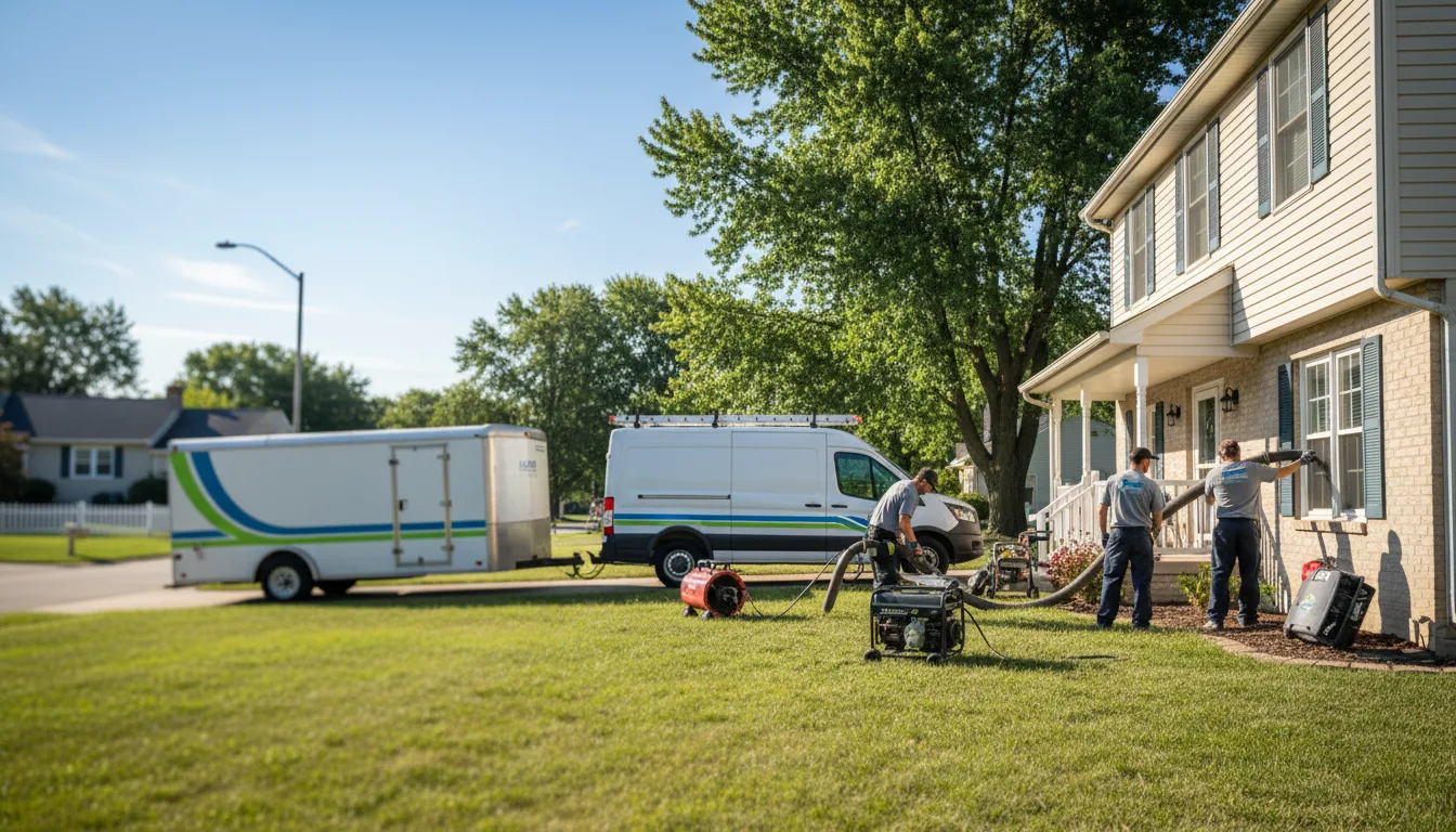 Flooded Basement Restoration And Cleanup With Repair in Middle Amana, IA near me